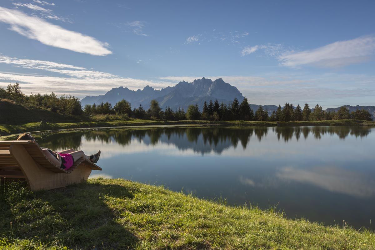 Schlosserbergsee in St. Johann