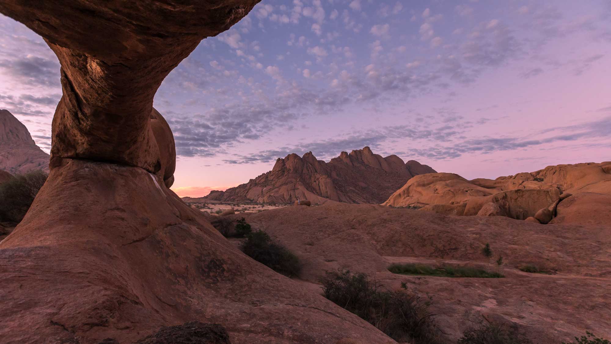 Spitzkoppe nach dem Sonnenuntergang